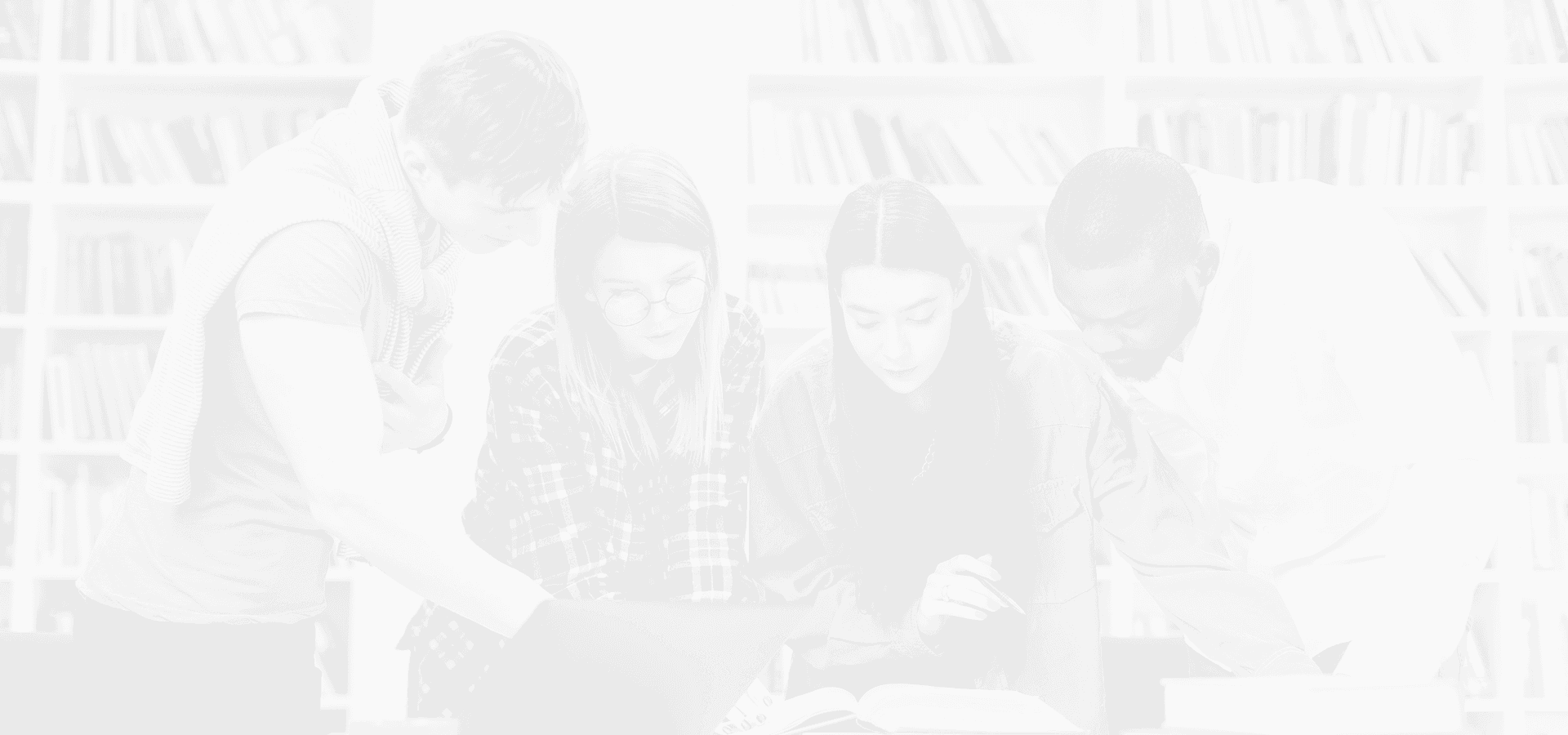 Students studying